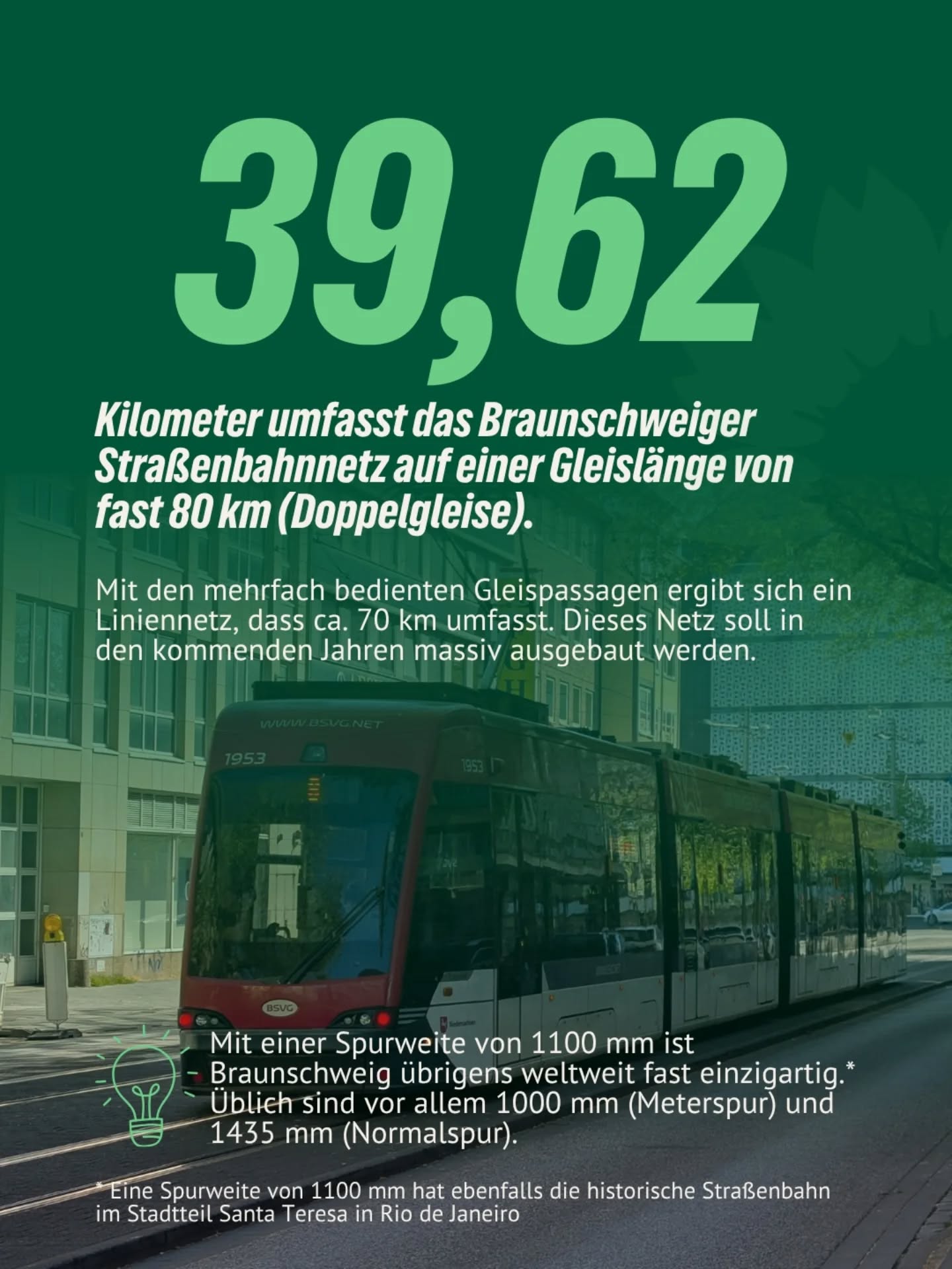 Mit welcher Linie bist du am liebsten unterwegs?

#Verkehrswende #Braunschweig